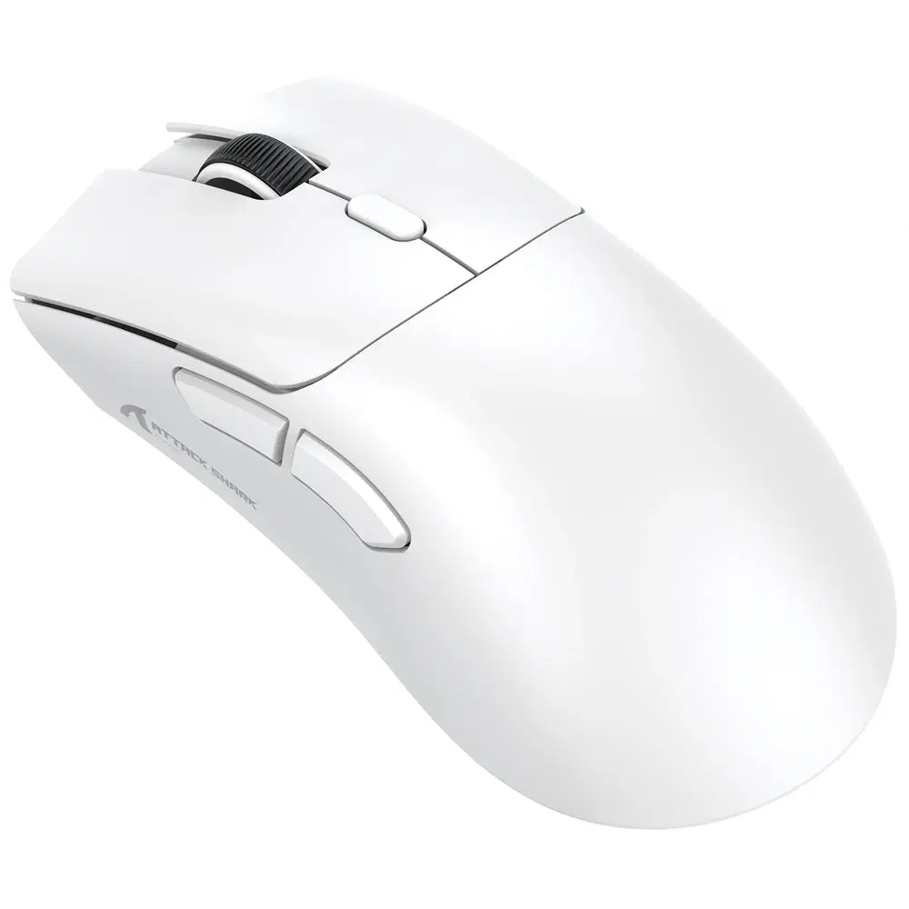 ATTACK SHARK R1 Wireless Gaming Mouse, 59g SUPERLIGHT Mouse, PixArt PAW3311 Gaming Sensor, Bluetooth/2.4G Wireless/Wired, White | R1 – Buy Online