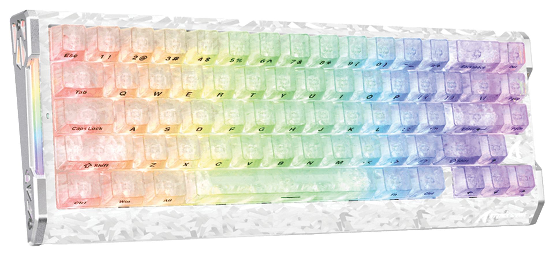 ATTACK SHARK R68 HE Ice Ninja Forged Carbon Fiber Magnetic Keyboard, 8KHz, Rapid Trigger, 68-Key, Ice Ninja | R68 HE – Buy Online