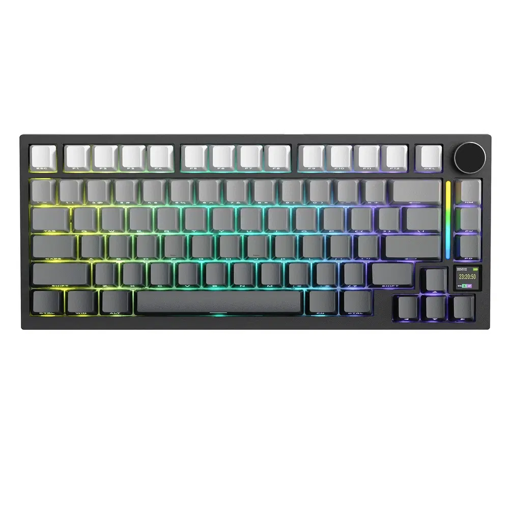 ATTACK SHARK X820 Ultra RGB Tri-Mode Gasket MOON LIGHT Mechanical Keyboard, 75% Compact Layout, Smart Display & Knob, Gift Switches, Hot-Swappable | X820 Ultra – Buy Online
