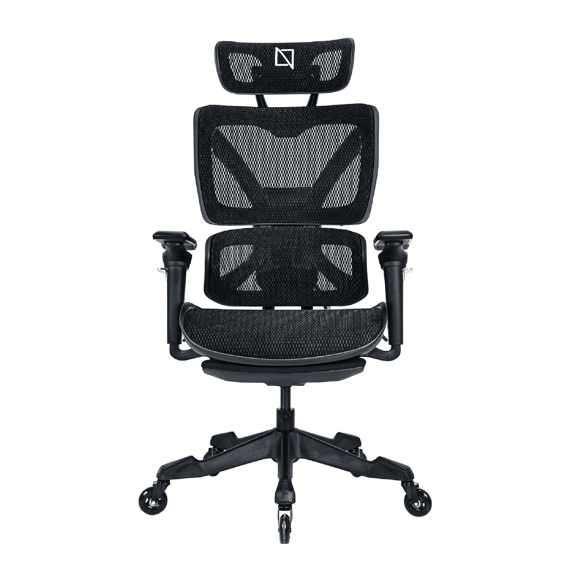 APEX X Mesh Gaming Chair, Fully Breathable Mesh, Retractable Footrest, 5D Armrests, 3D Headrest, Adjustable Lumbar, Silent Rollerblade Wheels Black Edition – Buy Online