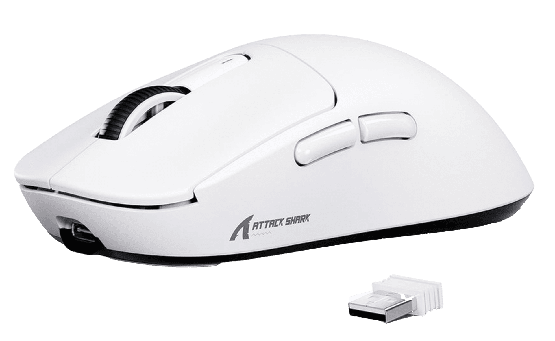 Attack Shark X3 Wireless Gaming Mouse, PAW-3395 Sensor, Tri-Mode Wired/2.4G/BT 5.4, 26000 DPI, Ergonomic Design, White | X3 – Buy Online