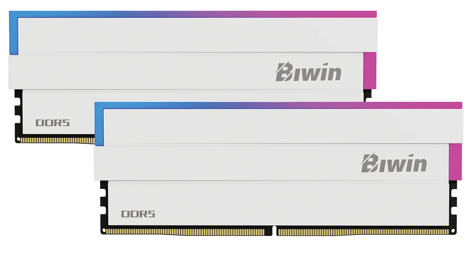 BIWIN DW100 48GB (2x24GB) DDR5-6000 RGB Gaming RAM, Ultra-Low CL28-36-36-72, AMD EXPO Ready, White | BXL54860DW1-D28FW – Buy Online