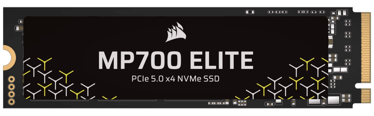CORSAIR MP700 ELITE 2TB PCIe Gen5 x4 NVMe M.2 SSD, Up to 10,000MB/s, 3D TLC NAND (No Heatsink) | CSSD-F2000GBMP700ENH – Buy Online