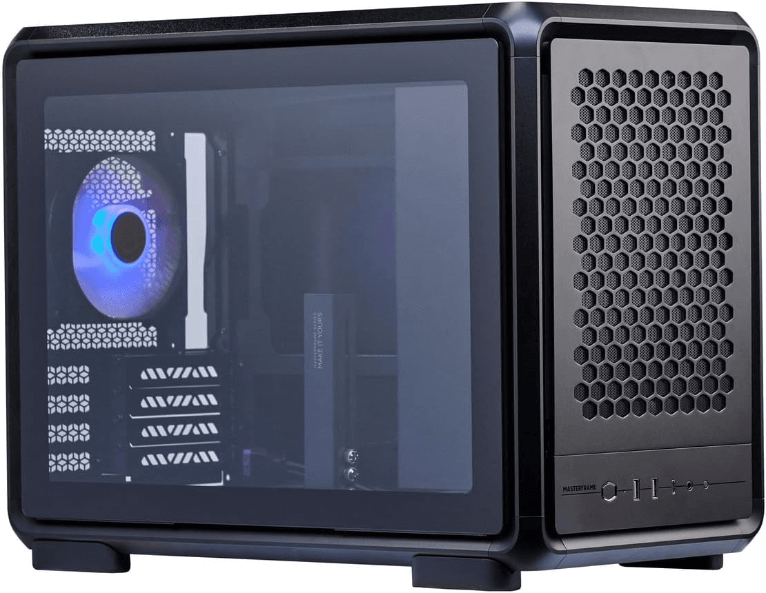 Cooler Master MasterFrame 400 Mesh Micro-ATX PC Case, 1x RGB Fan, 360mm Cooler Support, Mini-ITX & Micro-ATX, Black | MF400M-KHNN-S00 – Buy Online