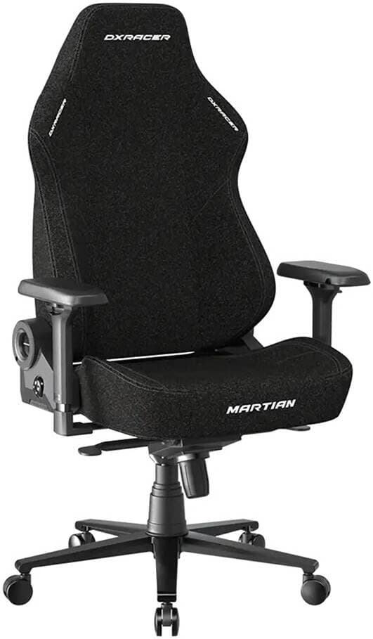 DXRacer Martian Series Large Ergonomic Gaming Chair, 4D Armrests, 4D Integrated Lumbar Support, 90°-135° Woven Fabric, Class 4 Hydraulics, Black | GC/LMT24FBE/N – Buy Online