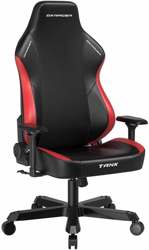 DXRacer Tank Series XXL Black and Red Heavy-Duty EPU Leatherette Ergonomic Gaming Chair, PU-Coated Silent Casters, 90°-135° Back Recliner, Magnetic Lumbar & Headres, Black & Red | GC/XXL TM23LTA/NR – Buy Online