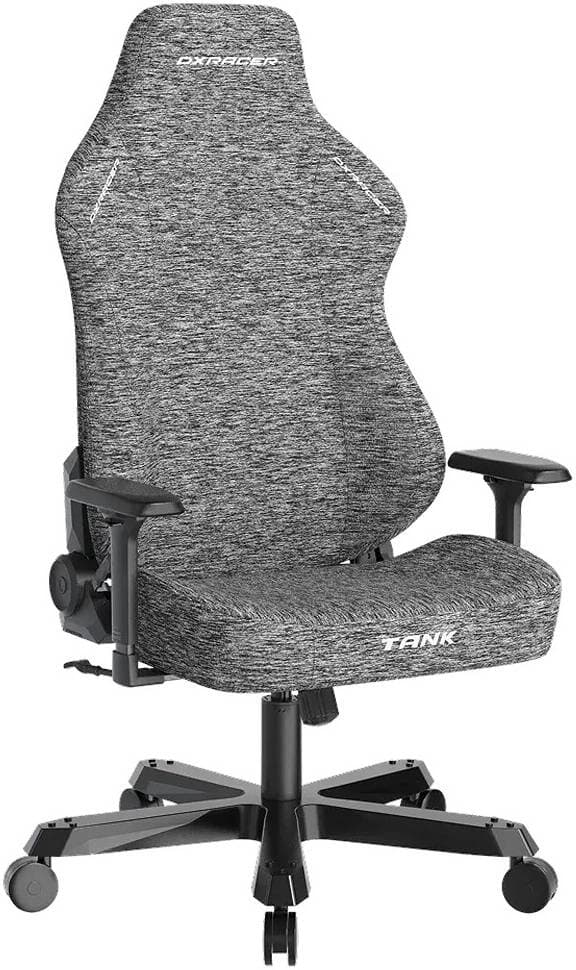 DXRacer Tank Series XXL Heavy-Duty Ergonomic Gaming Chair,90°-135° Back Recliner, Magnetic Lumbar Support & Headrest, 4D Armrests, Grey | GC/XXL TM23FBE/G – Buy Online
