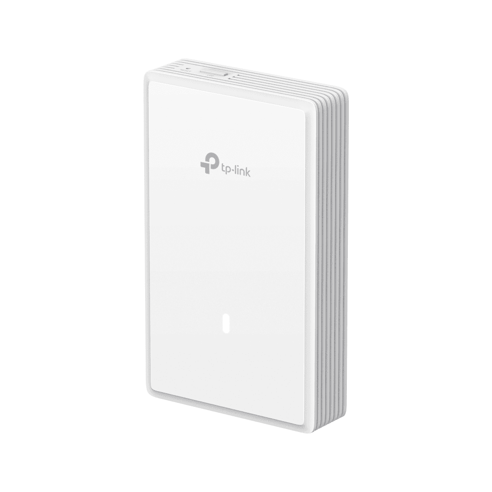 TP-Link Omada EAP725-Wall BE3600 Wi-Fi 7 Wall Plate Access Point, 2.5G Ports, PoE Pass-Through, Ultra-Slim Design – Buy Online