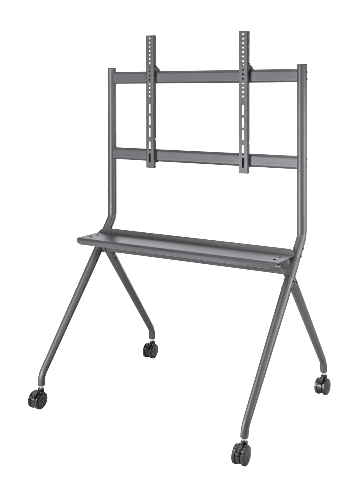 EQ TM 50-86 Mobile Floor Stand for Interactive Displays, 50" - 86", 120kg Capacity, Height Adjustable, Gunmetal Grey – Buy Online