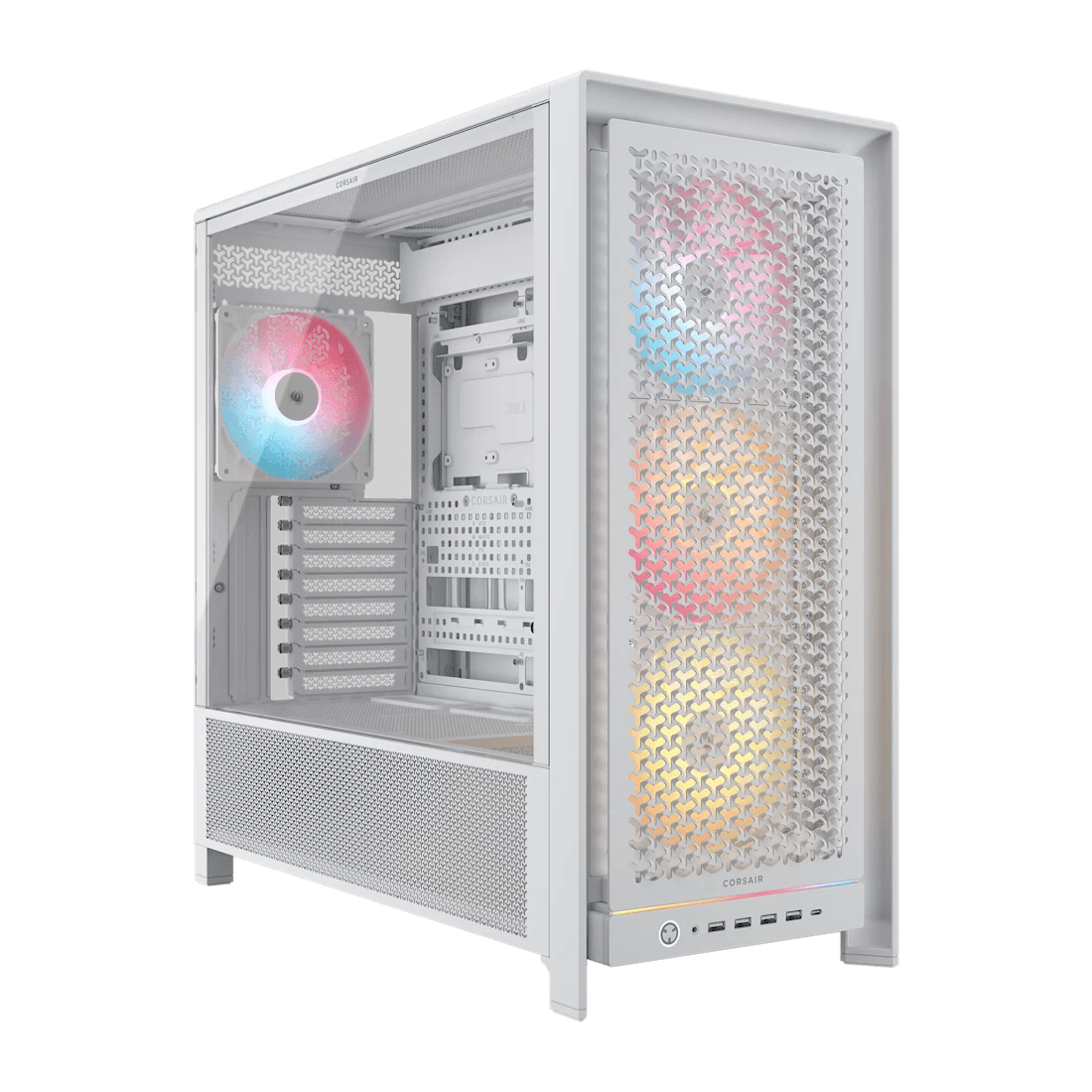 CORSAIR FRAME 5000D RS ARGB White Mid-Tower Case, High-Airflow Design, 4x RS140 Fans, Triple 420mm Radiator Support, White | CC-9011310-WW – Buy Online