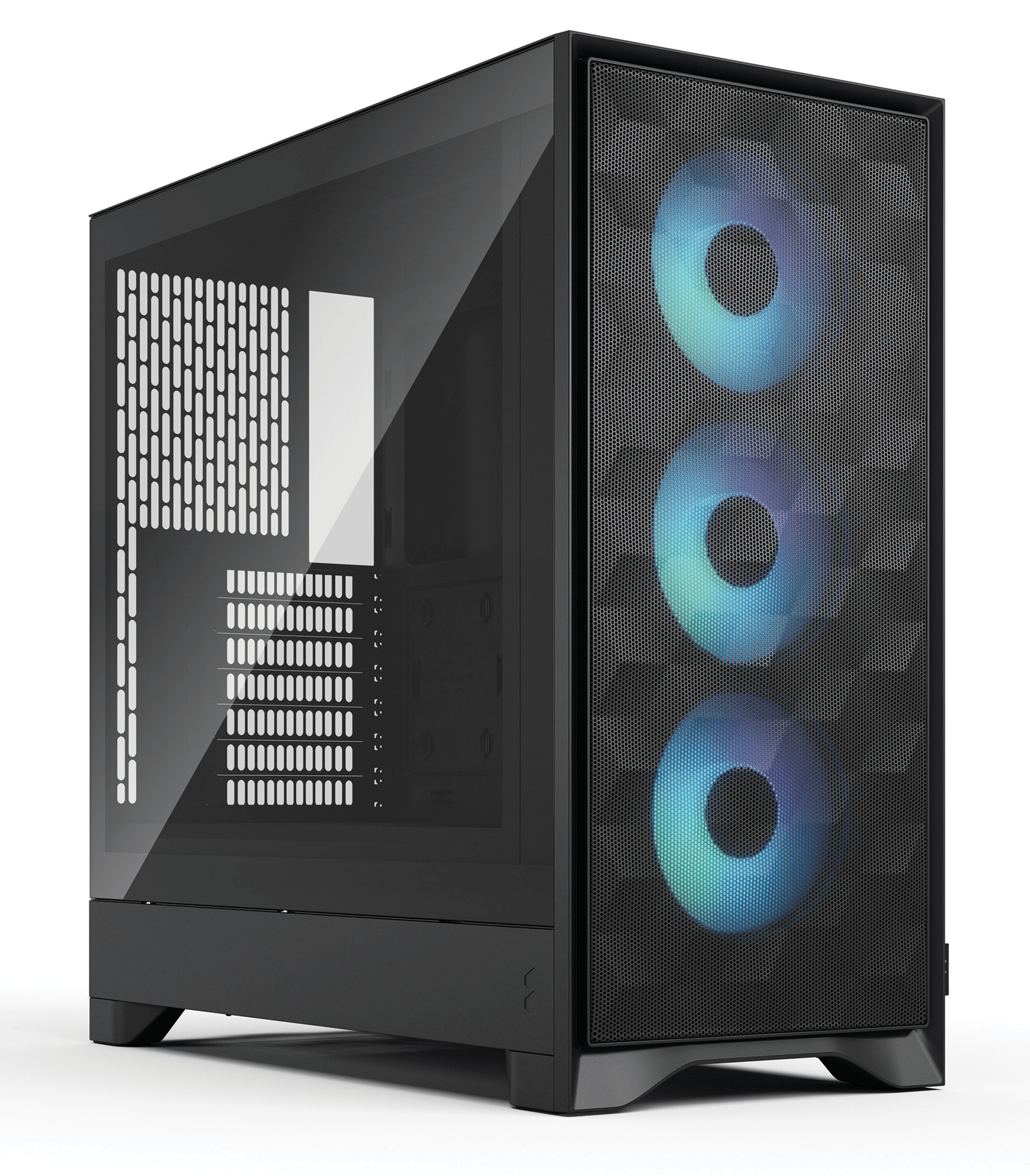 Fractal Design Pop 2 Air Black TG RGB ATX Mid-Tower Case, High-Airflow Mesh, 3x Aspect 12 RGB Fans, Tempered Glass Side Panel, Black | FD-C-POA2A-03 – Buy Online