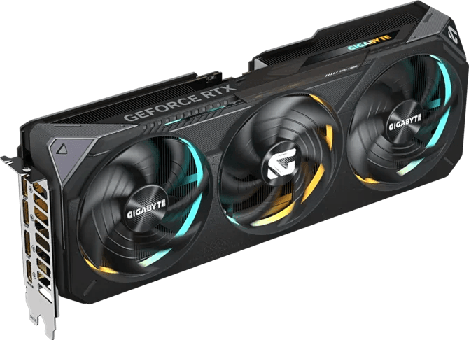 Gigabyte GIGABYTE GeForce RTX 5070 GAMING OC 12G Graphics Card, 12GB GDDR7, WINDFORCE 3-Fan, RGB Halo, Black | GV-N5070GAMING OC-12GD - product view 2 of 11