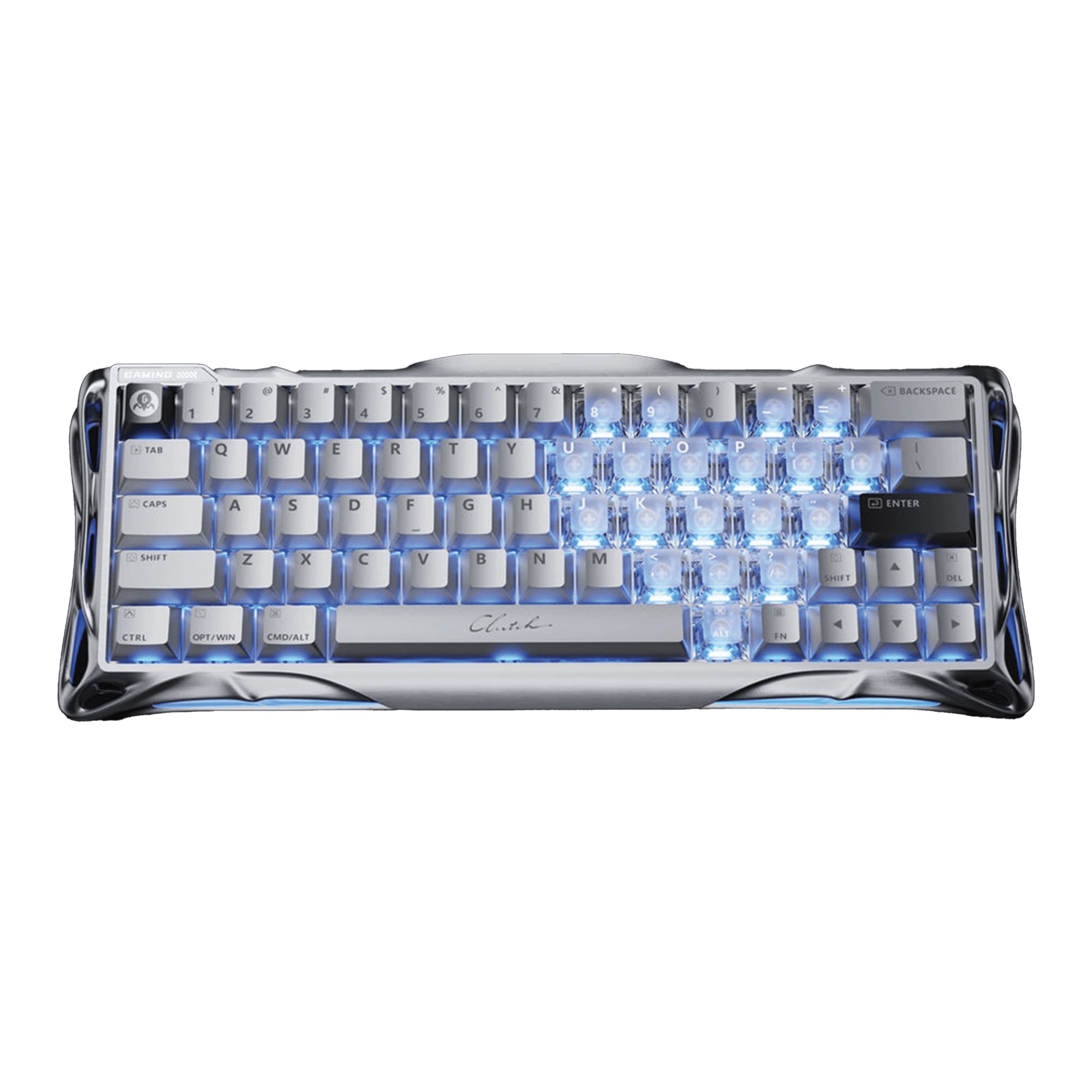 GravaStar Mercury V60 Pro Deluxe Edition, Aluminum Magnetic Gaming Keyboard 8kHz Polling & Dual Keycap Gift Set, Chrome Silver | V60 Pro Deluxe – Buy Online