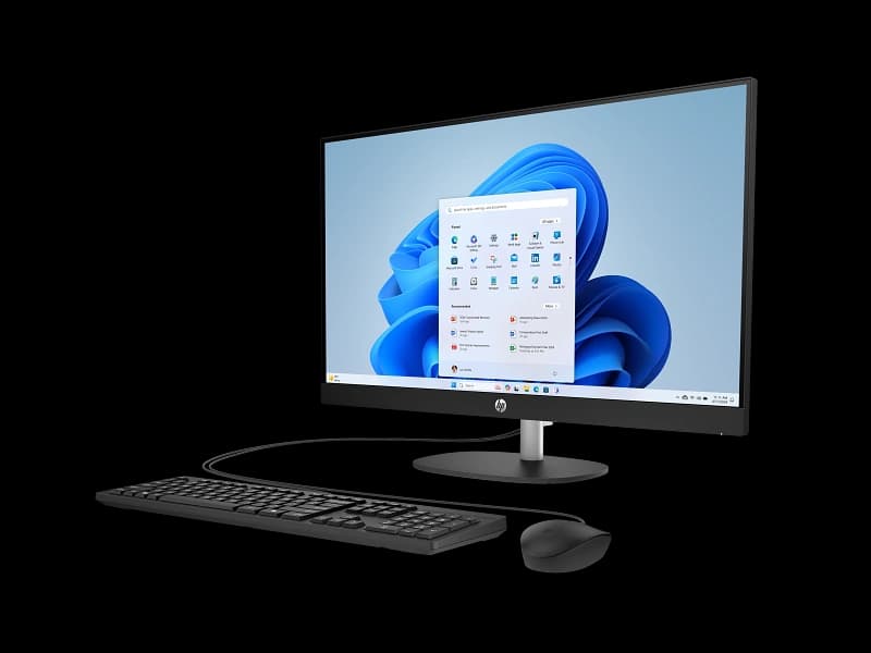 Hp HP All-in-One 27-CR2038NH 27" Touch Screen Desktop, Intel Core Ultra 7 255U, 8GB RAM, 512GB SSD, DOS, Wired K&M Black | D30C1EA#BH5 - product view 3 of 3