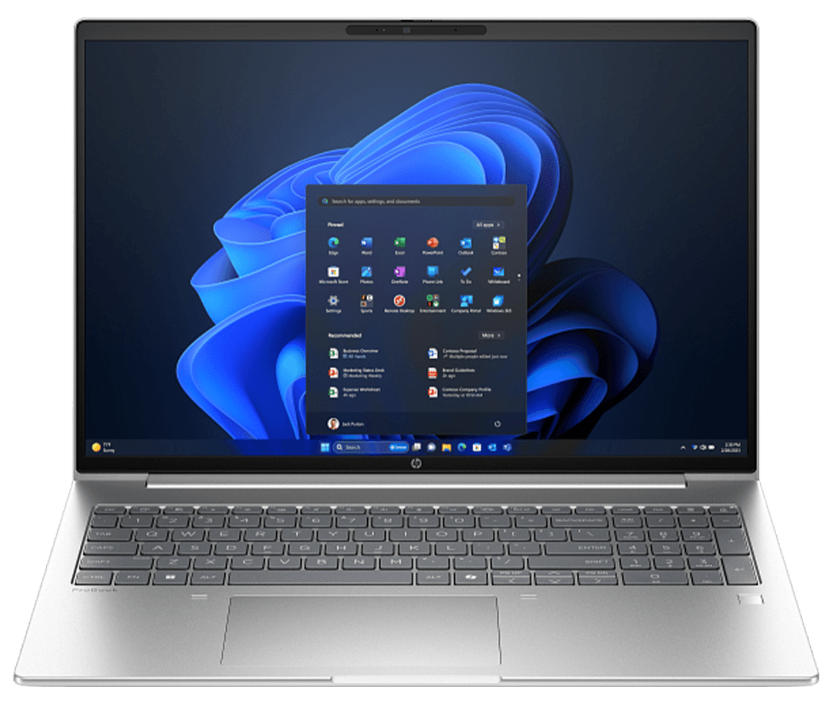 HP ProBook 4 16 G1i AI Laptop, 16" WUXGA, Intel Core Ultra 7 255U, 16GB RAM, 512GB SSD, RTX 3050 4GB, DOS, Pike Silver | D0UW1ET#BH5 – Buy Online