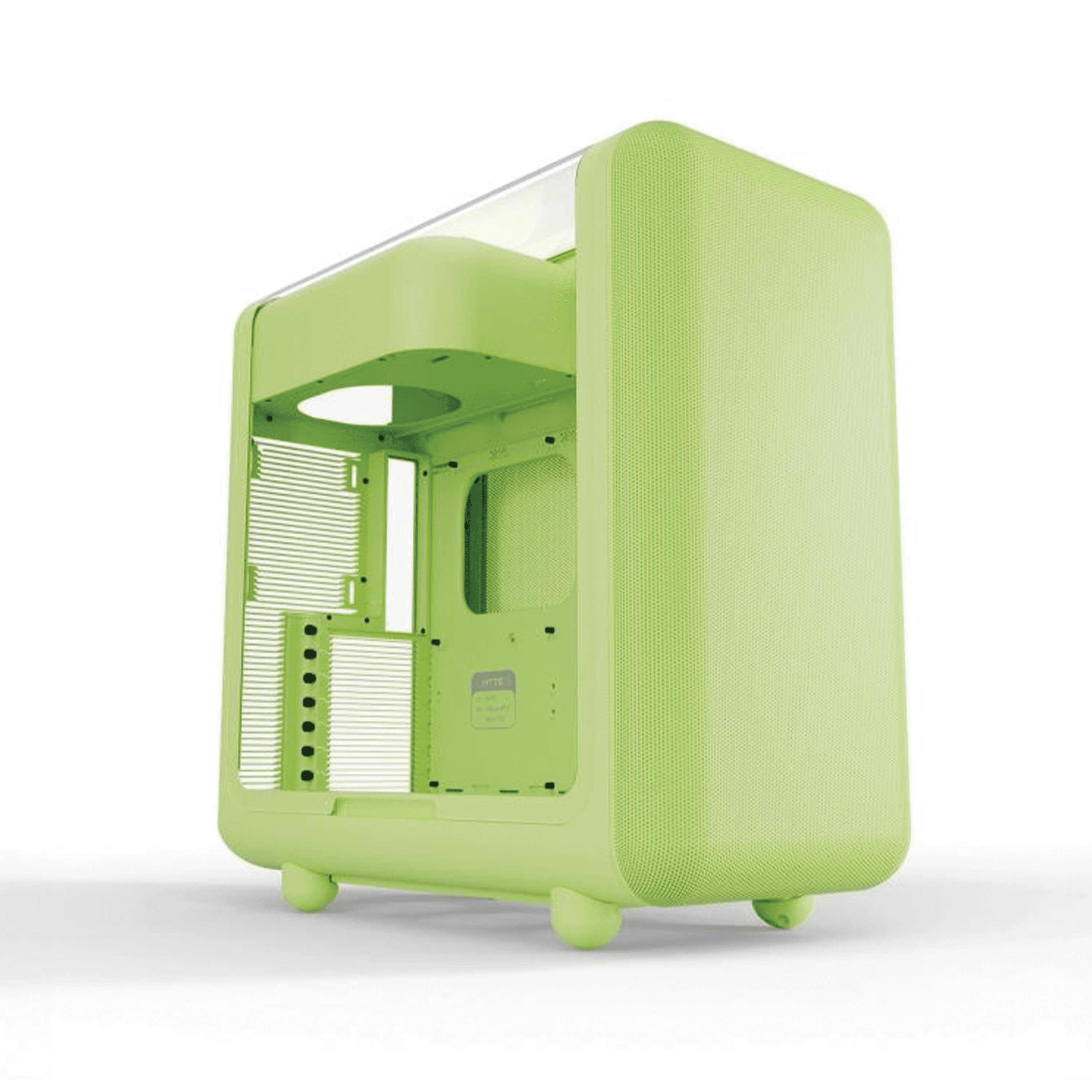 HYTE Hyte X50 Air Mid-Tower Case, Pitch Black, Max Airflow Micro-Mesh Design, Cold-Floor GPU Cooling, E-ATX Support | CS-HYTE-X50A-BB - Color: Matcha Milk