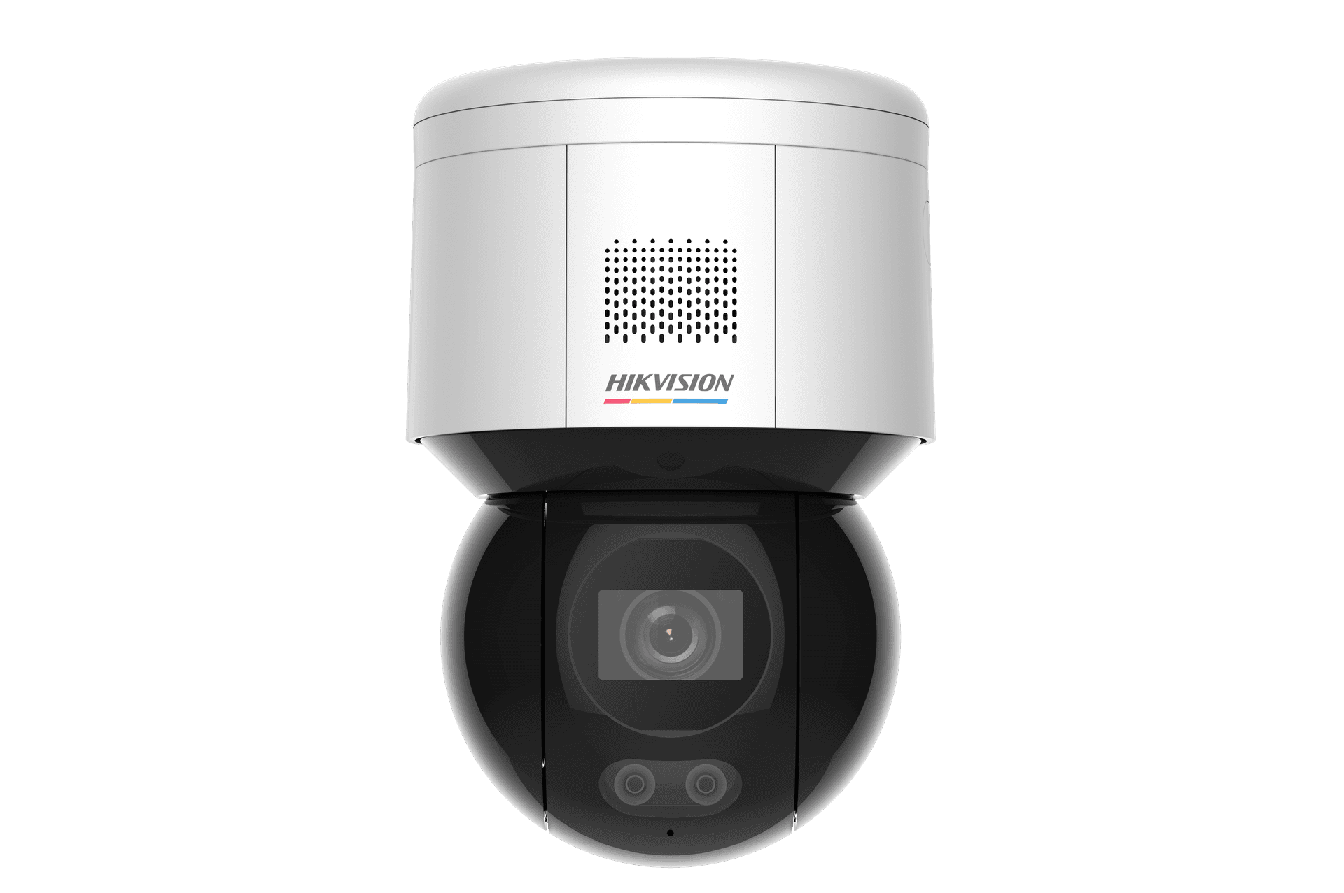 Hikvision DS-2DE3A400BW-DE/W(T5) 4MP ColorVu Wi-Fi Mini PT Dome IP Camera, 3″, Human & Vehicle Detection, Face Capture, 30m White Light, Built-in Mic & Speaker, IP66, PoE – Buy Online