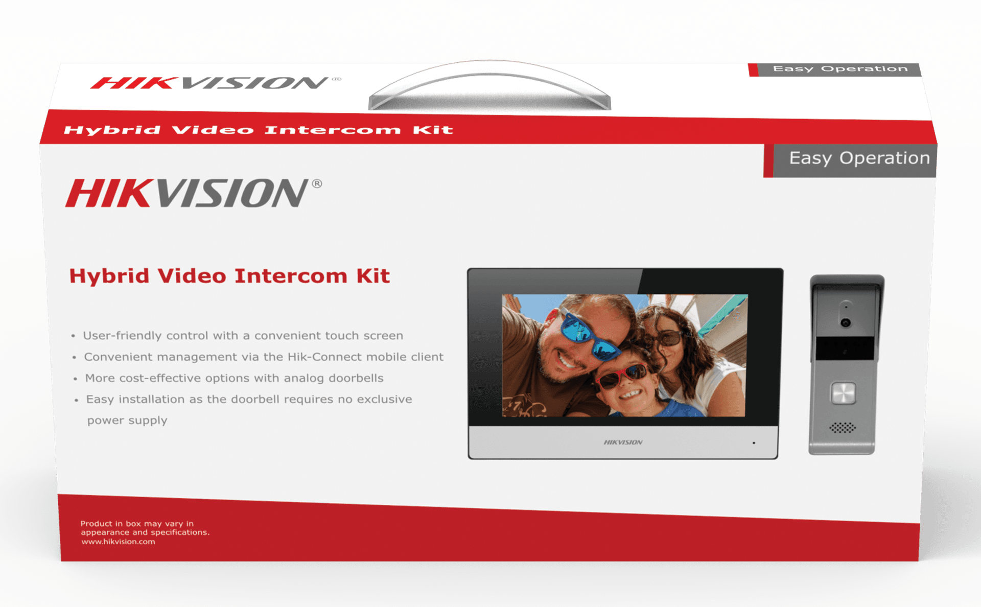 Hikvision DS-KIS303-P Video Intercom Villa Door Station Bundle, 7-Inch Wi-Fi Monitor & 2MP IP Doorbell | DS-KIS303-P – Buy Online