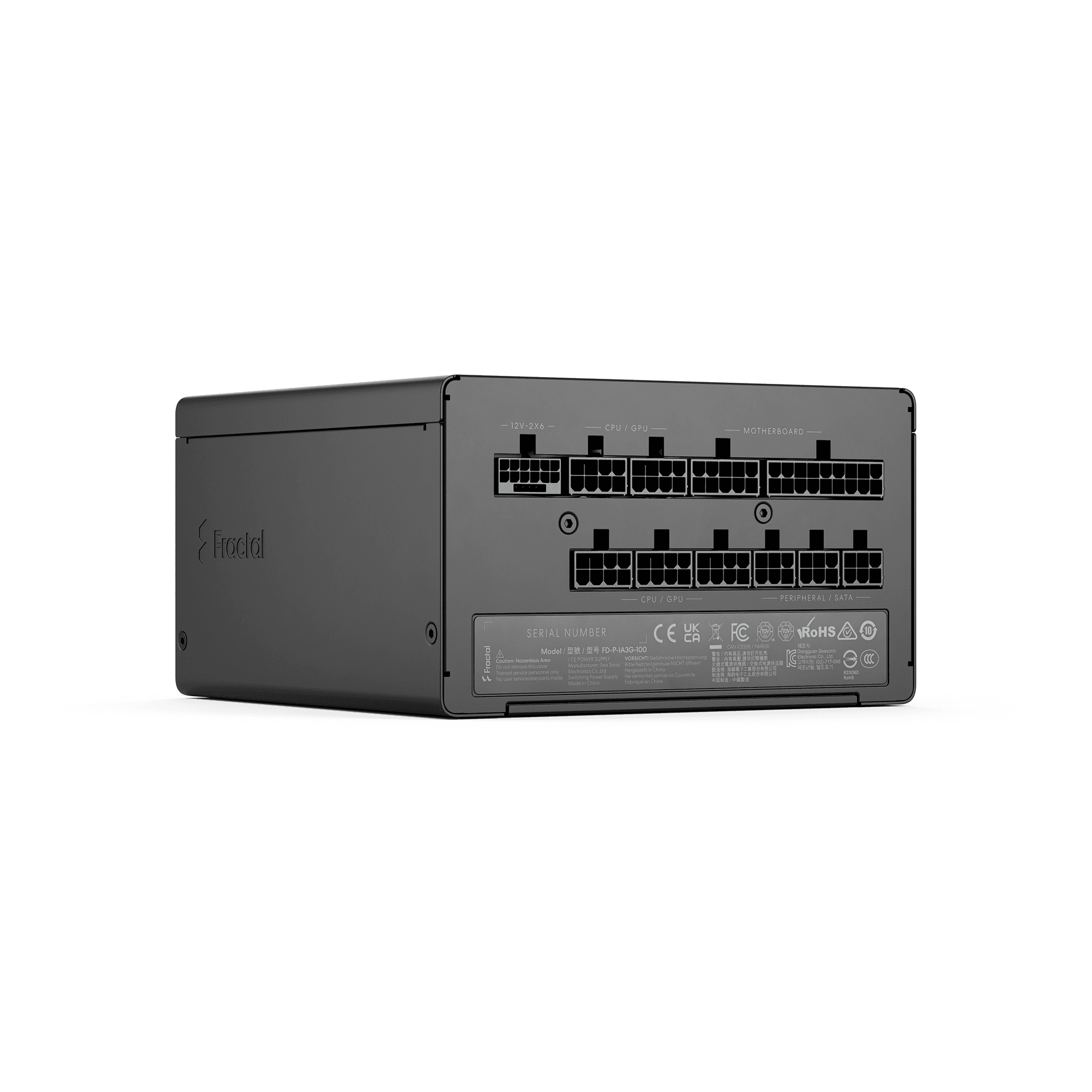 Fractal Design Ion 3 Gold 1000W, ATX 3.1 & PCIe 5.1 Ready, 80 PLUS Gold Certified, Fully Modular Power Supply, Black | FD-P-IA3G-100 – Buy Online