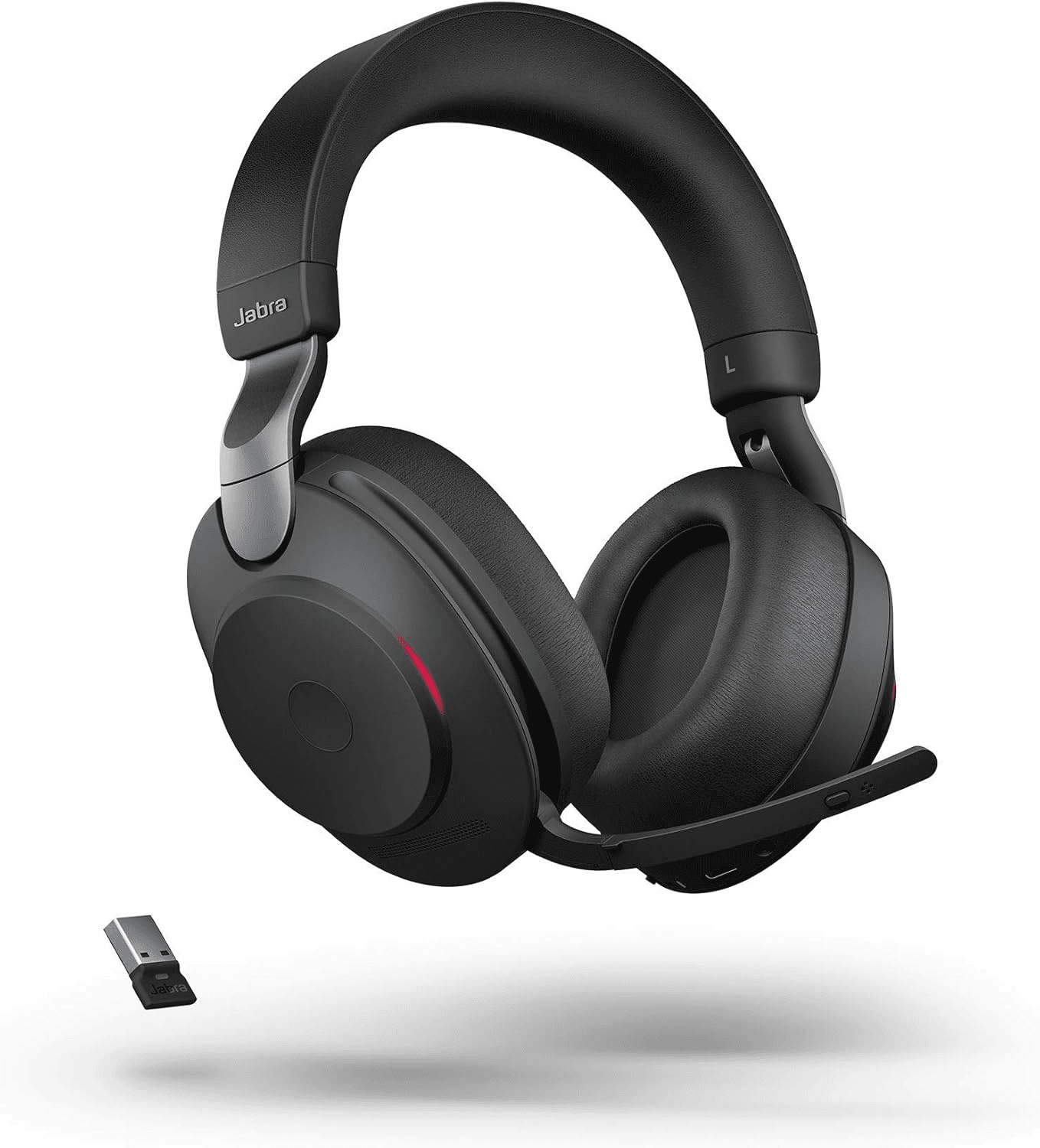 Jabra Evolve2 85 Wireless Headset, Link 380a USB-A MS Stereo with Charging Stand, Black | 28599-999-989 – Buy Online