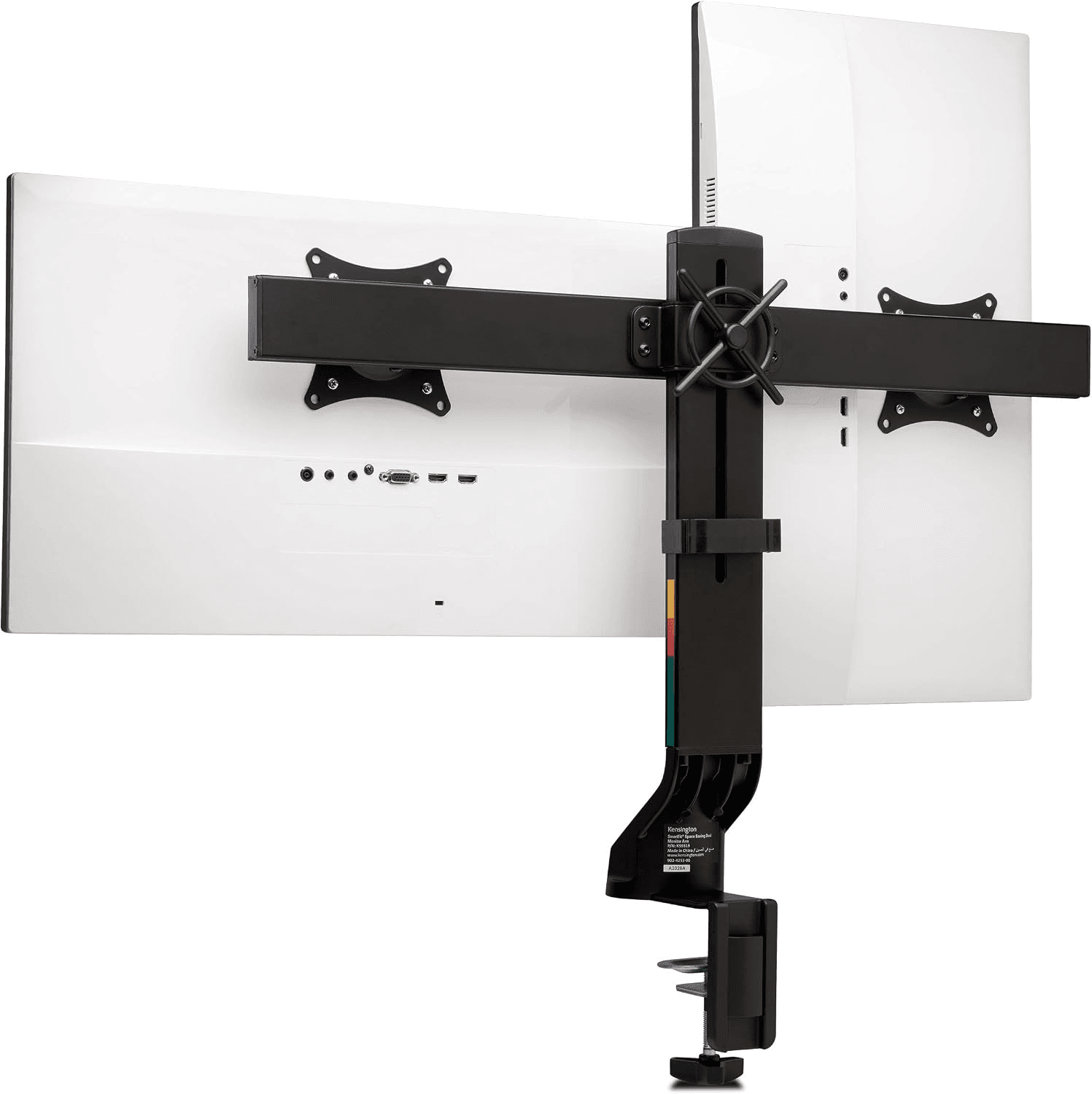 Kensington SmartFit Space-Saving Dual Monitor Arm, Dual Up to 27", Quick-Release VESA, Front-Access C-Clamp Mount | K55513WW – Buy Online