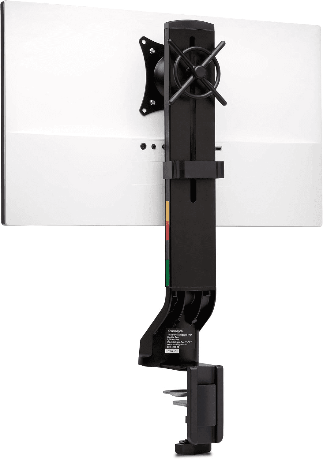 Kensington SmartFit Space-Saving Single Monitor Arm, Up to 32" / 8kg, Quick-Release VESA, C-Clamp/Grommet Mount | K55512WW – Buy Online