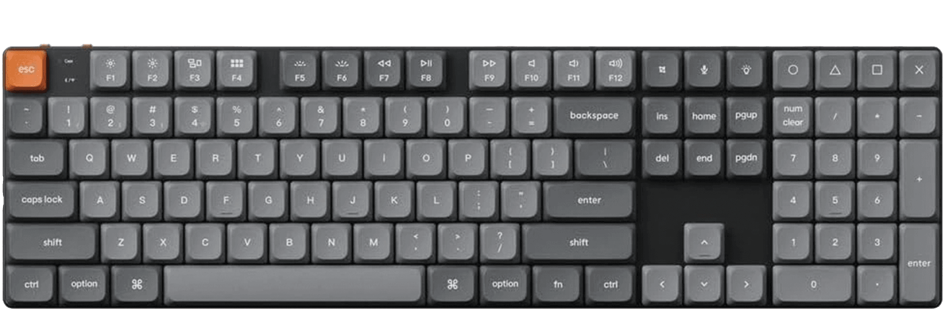 Keychron K5 Max Full Size Wireless Mechanical Keyboard, Arabic/English Layout, Ultra-Slim Gateron Switches, Black | K5M-H1-AR – Buy Online