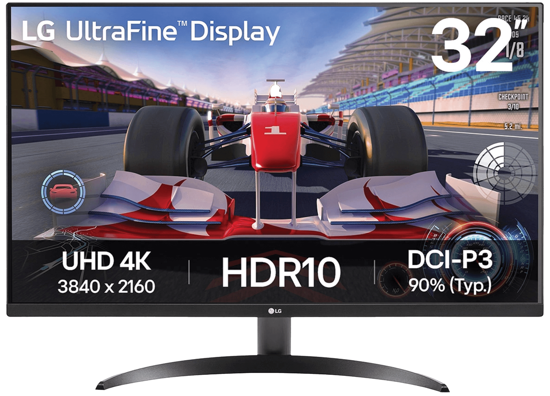 LG 32UR500K-B UltraFine Display 31.5" 4K (3840x2160) UHD HDR10 Monitor, Built-in Stereo Speakers with Waves MaxxAudio, Dynamic Action Sync, Black Stabilizer | 32UR500K-B – Buy Online