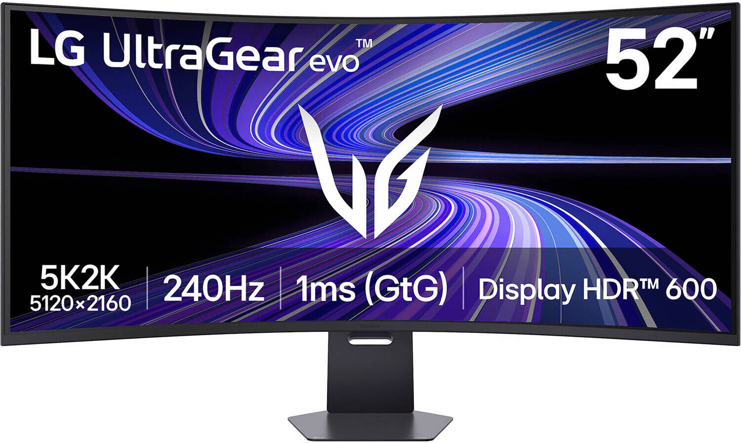 LG UltraGear Evo G9 52-Inch 5K2K Curved Gaming Monitor, 5120x2160 WUHD, 240Hz, 1ms, 1000R Curvature, DisplayHDR 600, DP 2.1, USB-C 90W | 52G930B – Buy Online