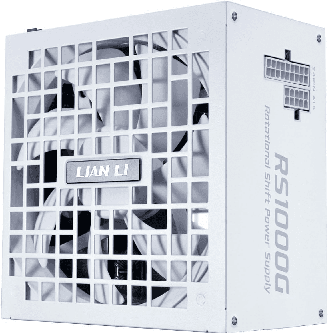 LIAN LI RS1000G 1000W Rotational Shift Power Supply, 80+ Gold, ATX 3.1, PCIe 5.1, RS Hub Built-In, Fully Modular, White | RS1000G/BH – Buy Online