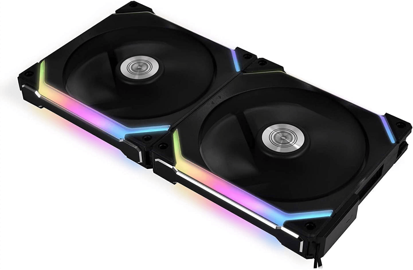 LIAN LI UNI FAN SL140 RGB 140mm Case Fan, 2-Pack Starter Kit with L-Connect Controller, Daisy-Chain Modular Design, Black | UF-SL140-2B – Buy Online