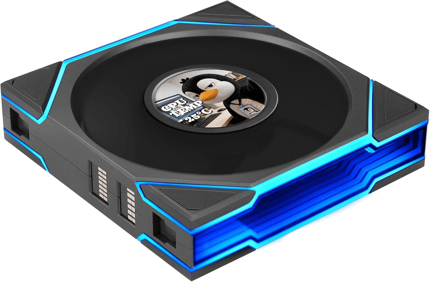 LIAN LI UNI FAN TL LCD FLEX 120 Reverse Blade Single Gaming Case Fan, 1.6" IPS Display, Daisy-Chain, LCP Blades, Black | 12RTLLD1F1B – Buy Online