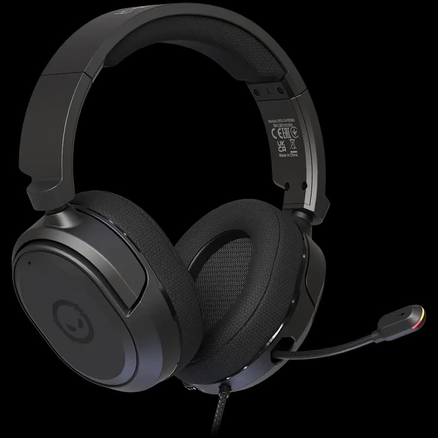 LORGAR Kaya 360 USB A Gaming Headset, 7.1 Virtual Surround Sound, Noise-Cancelling Mic, Black | LRG-GHS360 – Buy Online