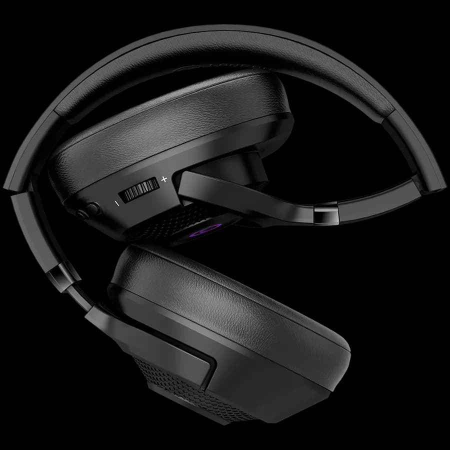 LORGAR LORGAR Noah 702 Wireless RGB Gaming Headset, 2.4GHz Low Latency, 50mm Drivers, Noise-Cancelling Mic, Black | LRG-GHS702 - product view 3 of 8