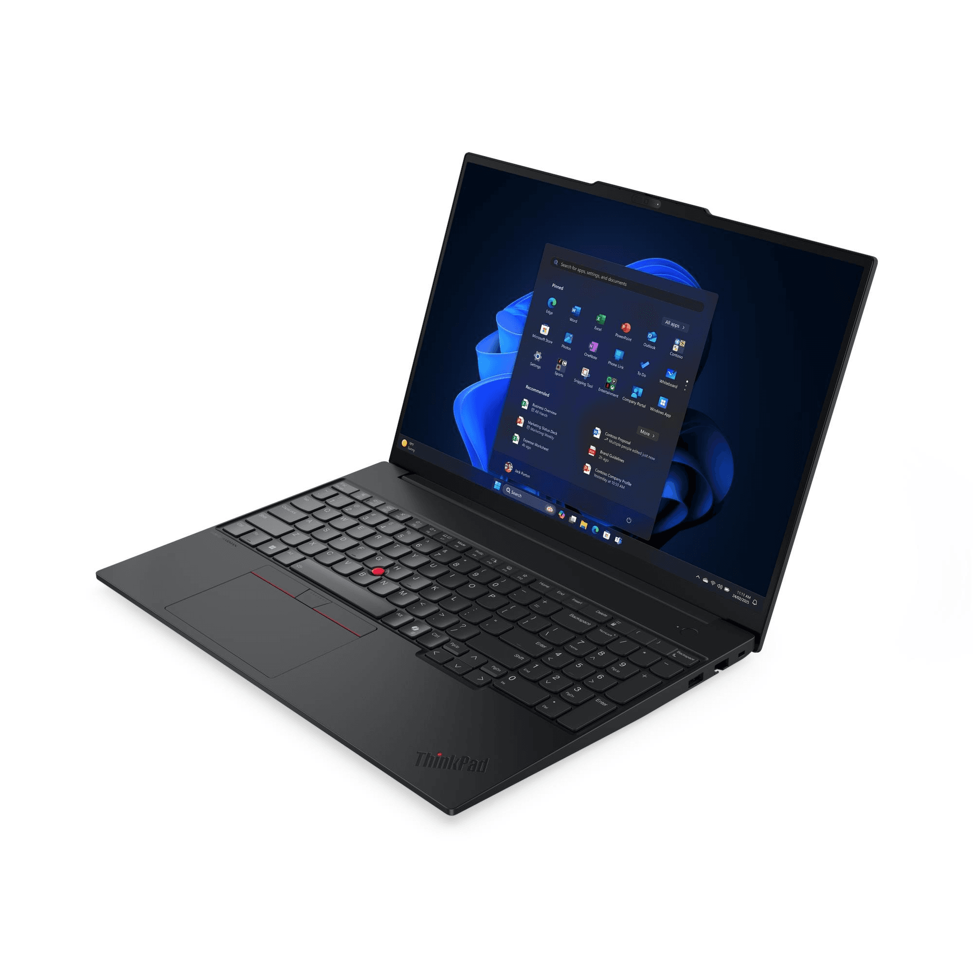 Lenovo ThinkPad E16 Gen 3 Laptop, Intel Core Ultra 7 256V, 16GB RAM, 512GB SSD, 16" WUXGA, DOS | 22AY0016GQ – Buy Online