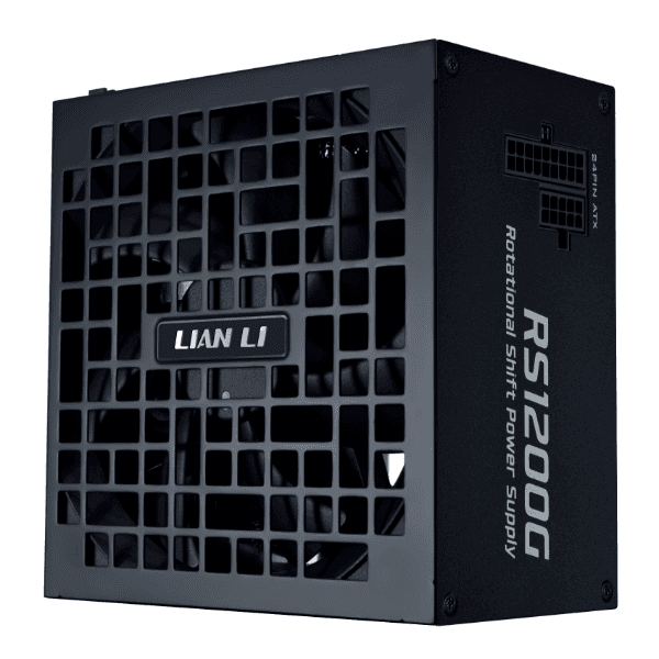 Lian Li RS1200G 1200W ATX 3.1 Fully Modular Power Supply, 80+ Gold, 90° Rotational Shift Design, RS Hub Included, Black | RS1200G – Buy Online