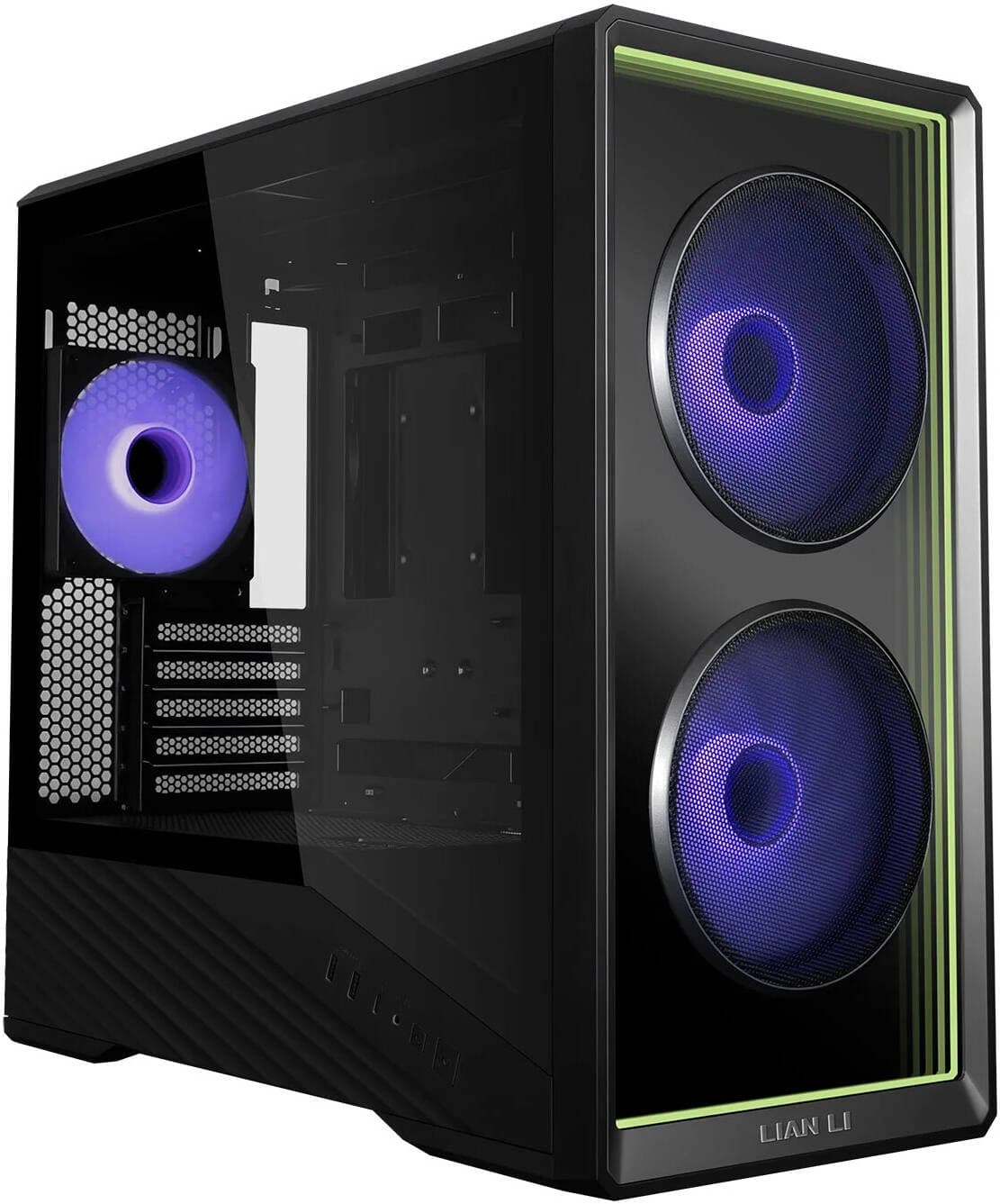 Lian Li Vector V150 INF Micro-ATX PC Case, 4mm Tempered Glass Infinity Mirror Front, 3x ARGB PWM Fans, Black | V150INFX B – Buy Online