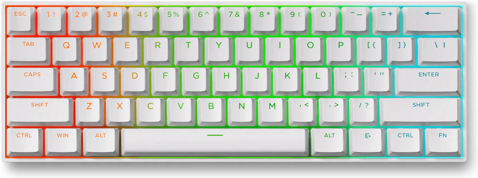 MCHOSE ACE60-7A PRO 60% RGB Magnetic Switch Gaming Keyboard, Uranus Magnetic Switches, Rapid Trigger, Adjustable Actuation, White | ACE60-7A – Buy Online