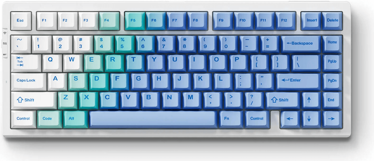 MCHOSE G75 Pro 75% RGB Tri-Mode Wireless Mechanical Gaming Keyboard, Pre-Lubed Matcha Latte V2 Switches, Gasket Mount, Hot-Swappable, Double-Shot PBT Keycaps, Arctic Snow | G75-12A – Buy Online