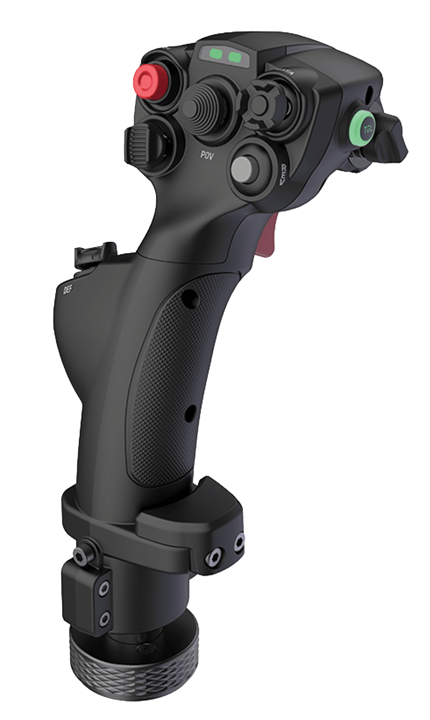 MOZA AS018 Flight Stick, Carbon Fiber Reinforced Composite, High Rigidity & Low Rotational Inertia, Professional Flight Simulation Joystick | AS018 – Buy Online