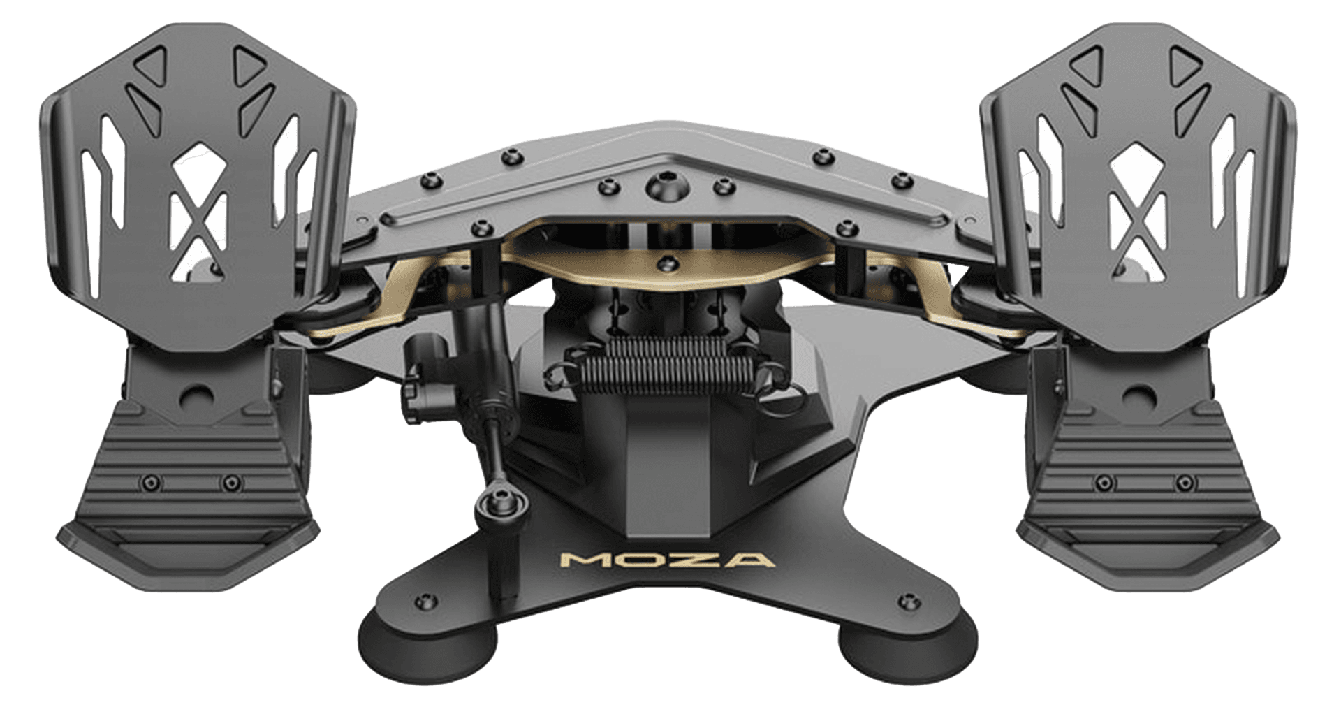 MOZA MRP Rudder Pedals AS019 All-Metal Flight Simulator Rudder Pedals, Hall Effect Sensors, Differential Braking, Adjustable Resistance, PC Compatible | AS019 – Buy Online