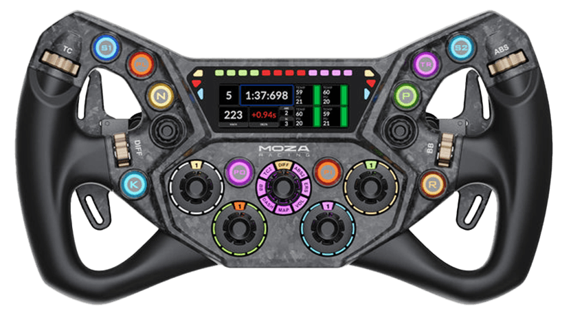 MOZA Racing RS095 KS Pro Steering Wheel, Premium 300mm Butterfly GT Rim with HD Display | RS095 – Buy Online