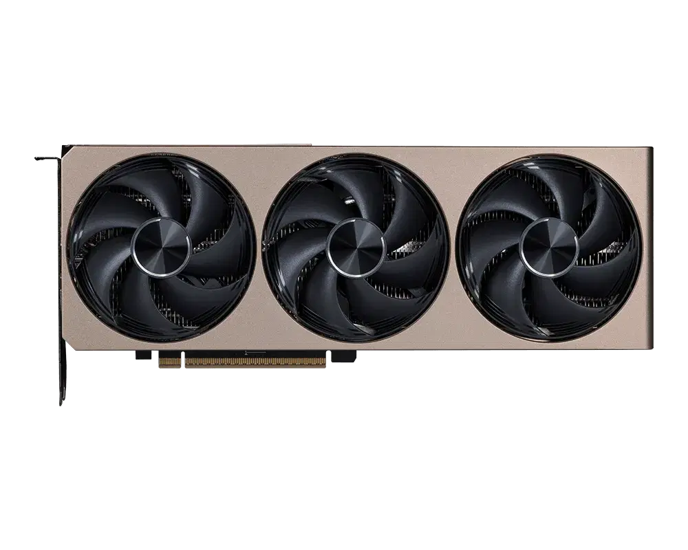 MSI MSI GeForce RTX 5070 Ti INSPIRE 3X OC Edition Graphics Card, 16GB GDDR7, Triple Fan Thermal Design, PCIe 5.0, NVIDIA Blackwell | 912-V531-273 - product view 2 of 6