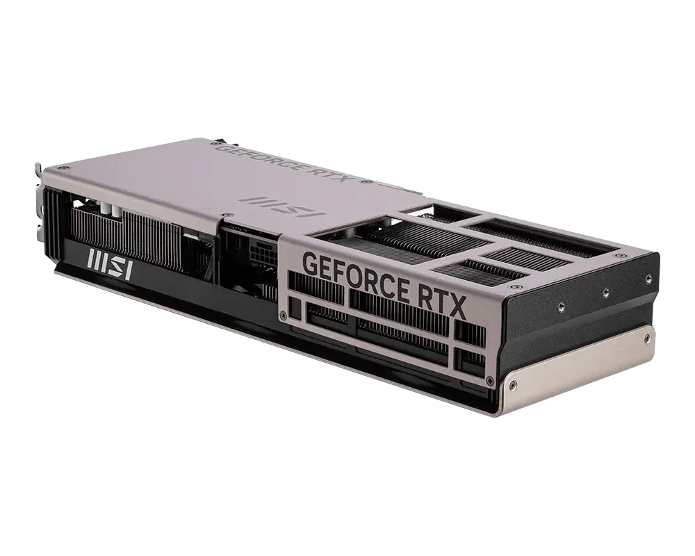 MSI MSI GeForce RTX 5070 Ti INSPIRE 3X OC Edition Graphics Card, 16GB GDDR7, Triple Fan Thermal Design, PCIe 5.0, NVIDIA Blackwell | 912-V531-273 - product view 3 of 6