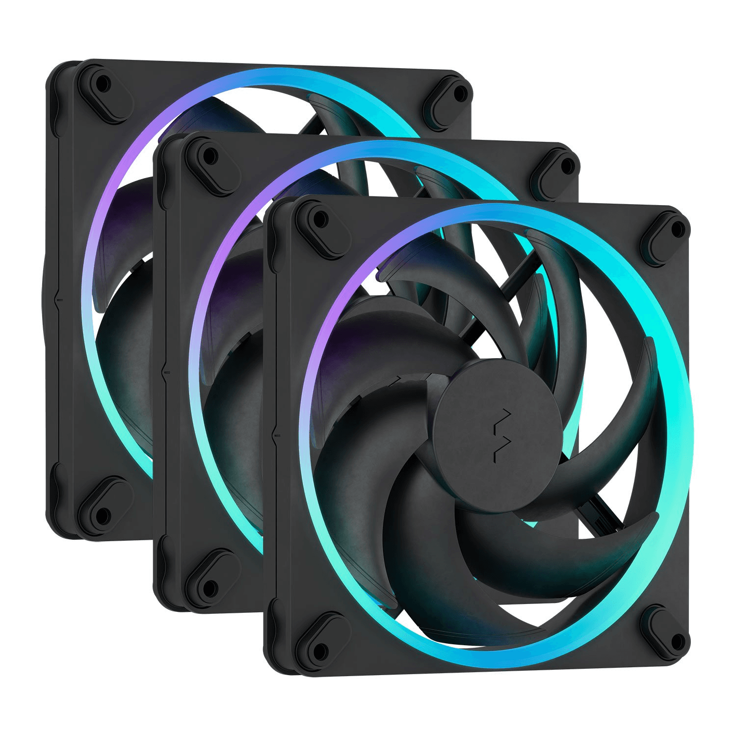 Fractal Design Momentum 14 RGB Black 140mm Case Fan 3-Pack, 1800 RPM, High-Static Pressure, PWM, FDB Bearing, ARGB Gen 2, Black | FD-F-MR1-1403 – Buy Online