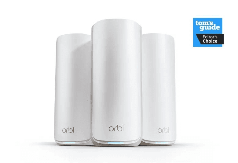 NETGEAR Orbi 870 Series Tri-Band WiFi 7 Mesh System (RBE873), BE21000 Speeds up to 21Gbps, Covers 9,000 sq. ft, 10 Gig Internet Port, 3-Pack (Router + 2 Satellites) | RBE873-100EUS – Buy Online