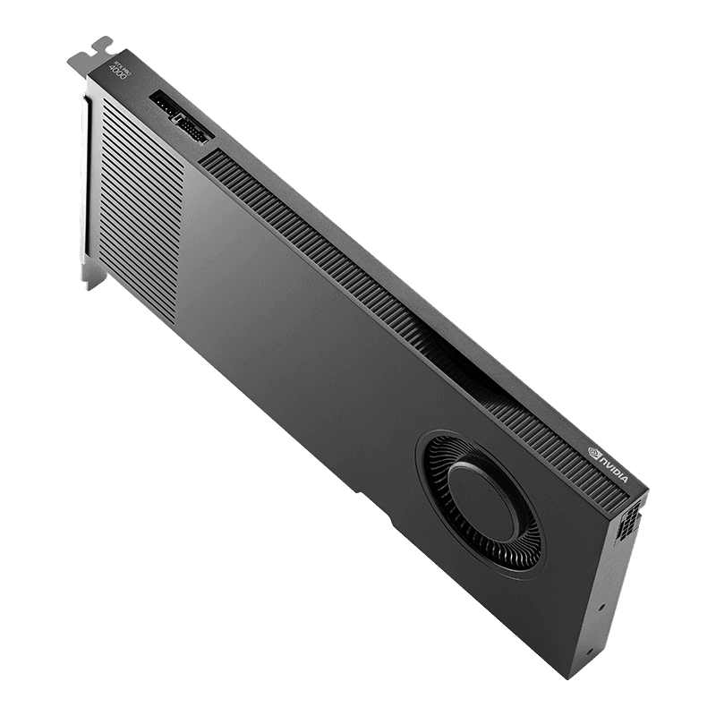 PNY PNY NVIDIA RTX PRO 4000 Blackwell Workstation 24GB GDDR7 ECC Graphics Card (GPU), 8960 CUDA Cores, Single-Slot, PCIe 5.0, 4x DisplayPort 2.1 | VCNRTXPRO4000-SB - product view 3 of 6