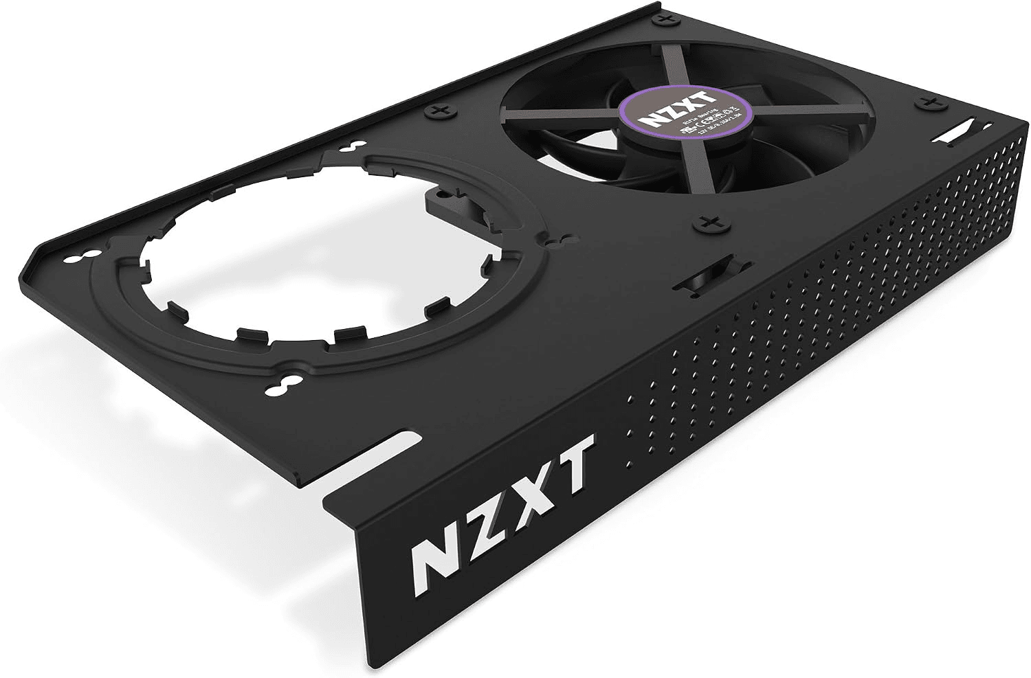 NZXT Kraken G12 GPU Liquid Cooling Mounting Kit, AIO Cooler Adapter with 92mm VRM Fan, Heavy-Duty Steel Bracket for NVIDIA & AMD GPUs, Black | RL-KRG12-B1 – Buy Online