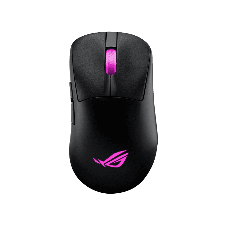 Asus ASUS ROG Keris II Origin 65-gram Ergonomic White Gaming Mouse, 3-zone RGB Lighting, 8000Hz Polling Rate, 42,000 DPI, ROG AimPoint Pro Optical Sensor, ROG Micro Switches II, ROG SpeedNova | 90MP04A0-BMUA10 - Color: BLACK