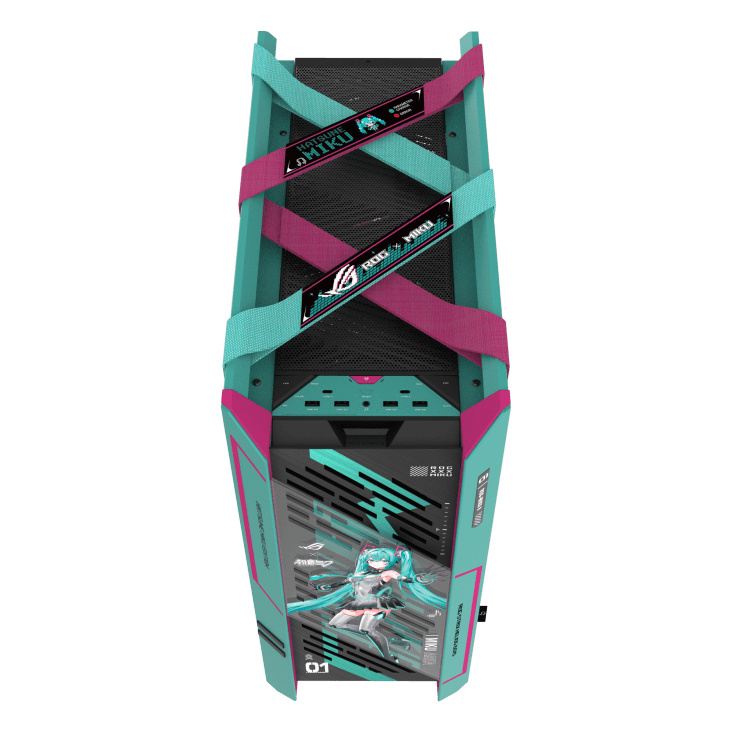 Asus ROG X Hatsune Miku Edition Gaming PC | Ryzen 9 9950X3D | RTX 5080 16GB OC Miku Edition | 32GB DDR5 | 1TB Gen5 - product view 3 of 3